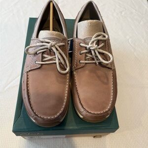 Clarks Men's Tan Leather Boat Shoes